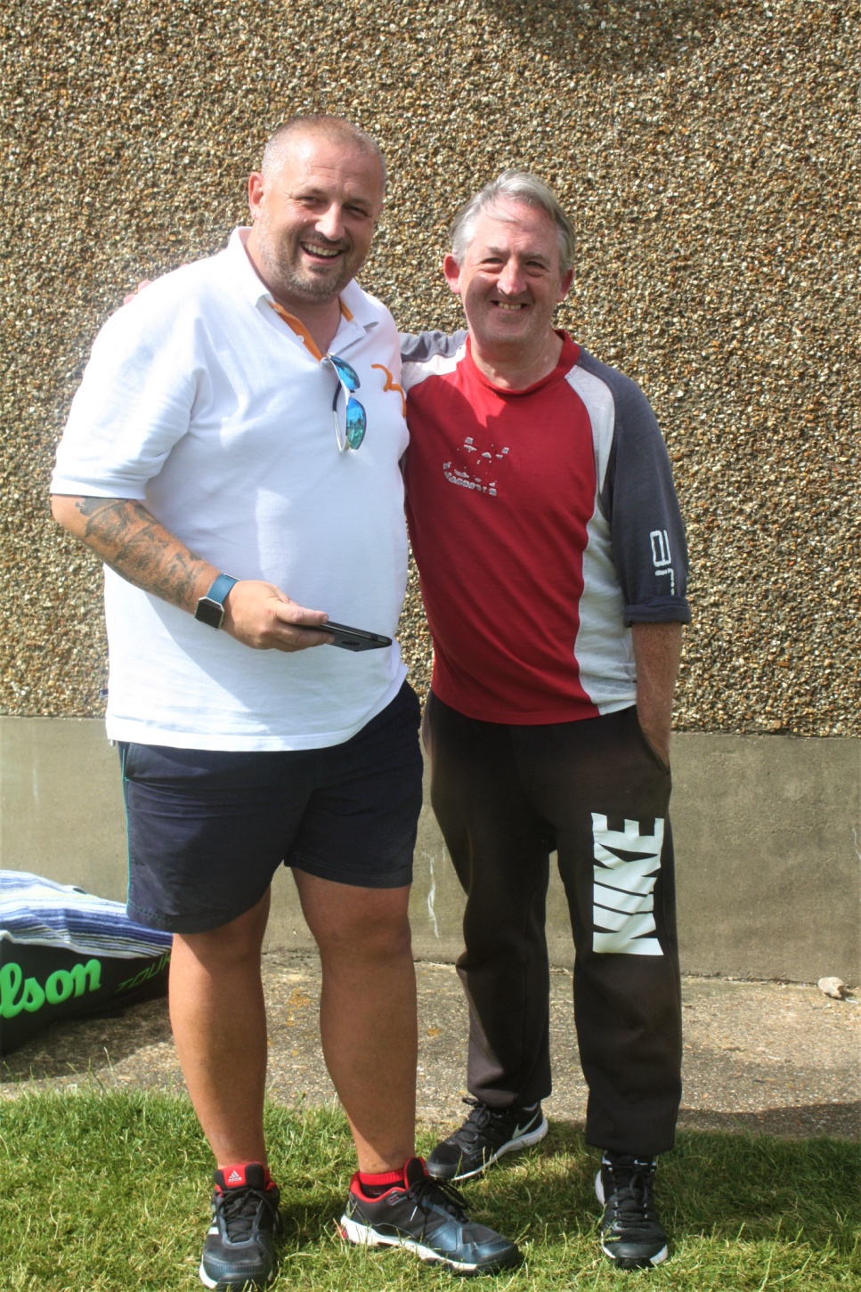 Trevor (Club Chairman) with Philip (Champs Organiser).jpg